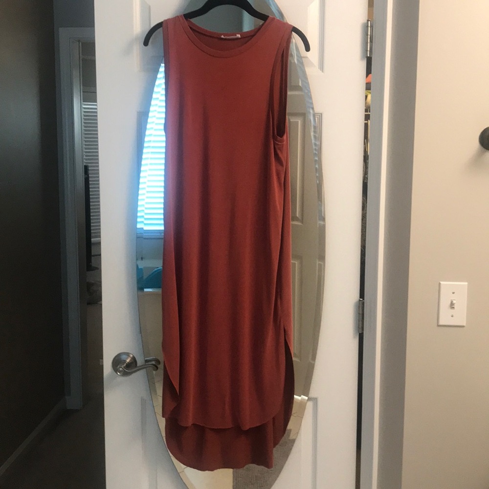 Washed Red Midi Dress (from Lulus.com)